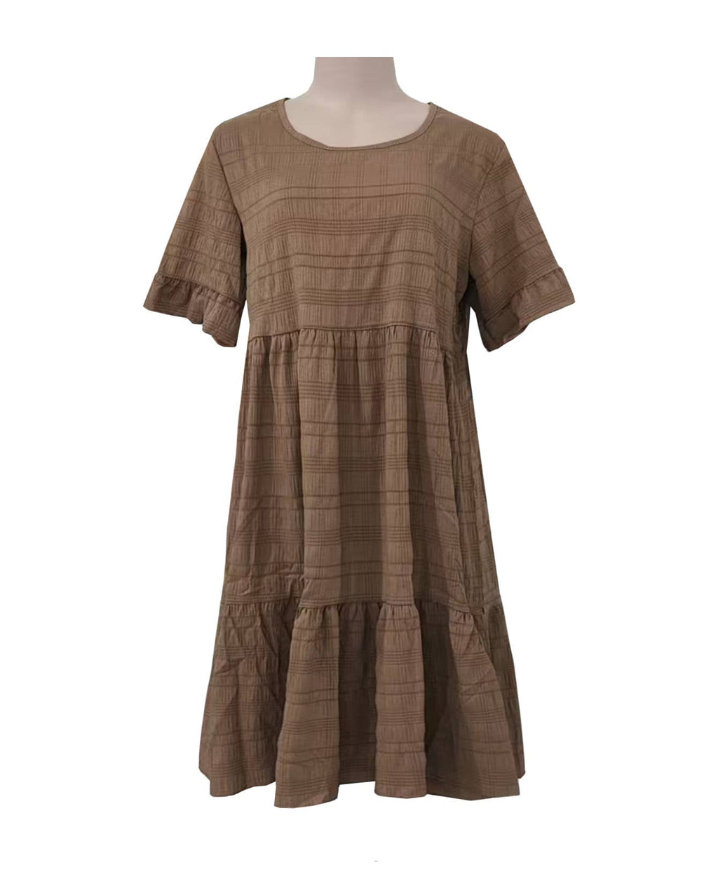 Summer Floaty Relaxed Short-Sleeved Dress